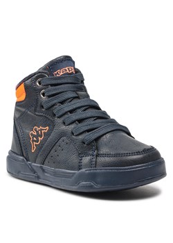 Sneakersy Kappa 260826K Navy/Orange 6744 ze sklepu eobuwie.pl w kategorii Buty zimowe dziecięce - zdjęcie 166802128
