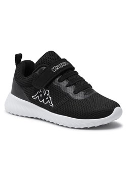 Sneakersy Kappa 260798K Black/White 1110 ze sklepu eobuwie.pl w kategorii Buty sportowe dziecięce - zdjęcie 166804325