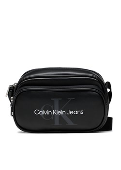 Saszetka Calvin Klein Jeans Monogram Soft Ew Camera Bag18 K50K510107 Czarny ze sklepu eobuwie.pl w kategorii Saszetki - zdjęcie 166806168