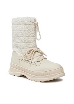 Śniegowce Calvin Klein Jeans V3A5-80712-1633 S Ivory 101 ze sklepu eobuwie.pl w kategorii Buty zimowe dziecięce - zdjęcie 166807646