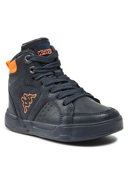 Sneakersy Kappa 260826K Navy/Orange 6744 1 ze sklepu eobuwie.pl w kategorii Buty zimowe dziecięce - zdjęcie 166808008