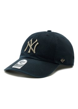 Czapka z daszkiem 47 Brand MLB New York Yankees Ballpark Camo 47 CLEAN UP B-BPCAM17GWS-BK Black ze sklepu eobuwie.pl w kategorii Czapki z daszkiem damskie - zdjęcie 166808949