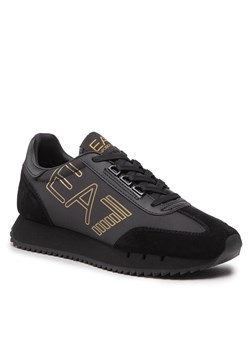 Sneakersy EA7 Emporio Armani X8X101 XK257 M701 Triple Black/Gold ze sklepu eobuwie.pl w kategorii Buty sportowe męskie - zdjęcie 166809069