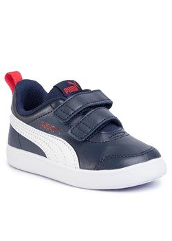 Sneakersy Puma Courtflex V2 V Inf 371544 01 Peacoart/High Risk Red 01 ze sklepu eobuwie.pl w kategorii Buciki niemowlęce - zdjęcie 166809936