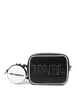 Zestaw torebka i portfel Karl Lagerfeld Kids Z10171 Czarny ze sklepu eobuwie.pl w kategorii Listonoszki - zdjęcie 166815985