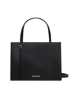 Torebka Calvin Klein Ck Square Shoulder Bag Sm K60K611358 Czarny ze sklepu eobuwie.pl w kategorii Torby Shopper bag - zdjęcie 166826768