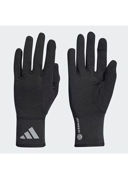 Rękawiczki adidas AEROREADY Gloves HT3904 black/REFLECTIVE SILVER ze sklepu eobuwie.pl w kategorii Rękawiczki damskie - zdjęcie 166827138