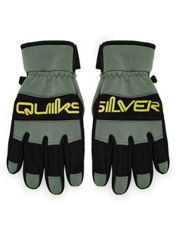 Rękawice narciarskie Quiksilver EQYHN03186 Zielony ze sklepu eobuwie.pl w kategorii Rękawiczki męskie - zdjęcie 166827425
