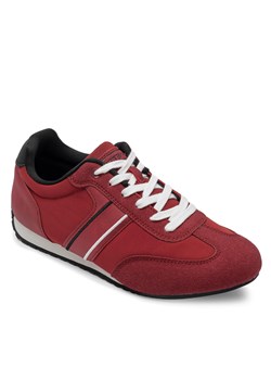 Sneakersy Lanetti MP07-01378-03 Czerwony ze sklepu eobuwie.pl w kategorii Buty sportowe męskie - zdjęcie 166828188