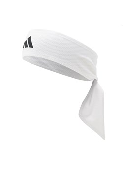 Opaska materiałowa adidas AEROREADY Tennis Tie Band HT3907 Biały ze sklepu eobuwie.pl w kategorii Opaski damskie - zdjęcie 166830988
