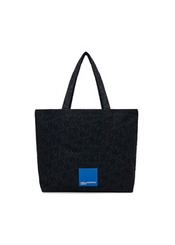 Torebka KARL LAGERFELD 236J3024 J120 Washed Black ze sklepu eobuwie.pl w kategorii Torby Shopper bag - zdjęcie 166836877