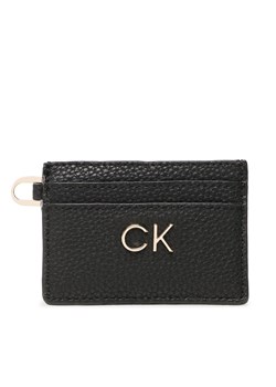 Etui na karty kredytowe Calvin Klein Re-Lock Cardholder K60K610671 Czarny ze sklepu eobuwie.pl w kategorii Etui - zdjęcie 166837059