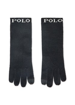 Rękawiczki Damskie Polo Ralph Lauren 455907235001 Black ze sklepu eobuwie.pl w kategorii Rękawiczki damskie - zdjęcie 166841296