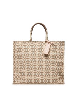 Torebka Coccinelle MBD Never Without Bag Monogram E1 MBD 18 01 01 Beżowy ze sklepu eobuwie.pl w kategorii Torby Shopper bag - zdjęcie 166842577