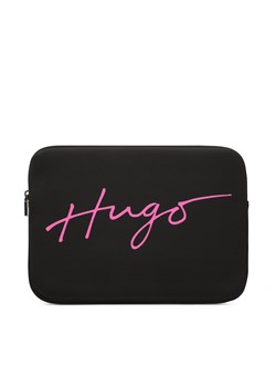 Etui na tablet Hugo Love Laptop Case-L 50492390 Black 01 ze sklepu eobuwie.pl w kategorii Torby na laptopa - zdjęcie 166843306