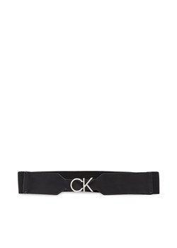 Pasek Damski Calvin Klein Re-Lock Waist Belt 50Mm K60K611104 Czarny ze sklepu eobuwie.pl w kategorii Paski damskie - zdjęcie 166847659