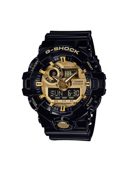 Zegarek G-Shock GA-710GB-1AER Czarny ze sklepu eobuwie.pl w kategorii Zegarki - zdjęcie 166847759