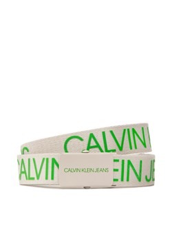 Pasek Dziecięcy Calvin Klein Jeans Canvas Logo Belt IU0IU00125 AF ze sklepu eobuwie.pl w kategorii Paski męskie - zdjęcie 166848708
