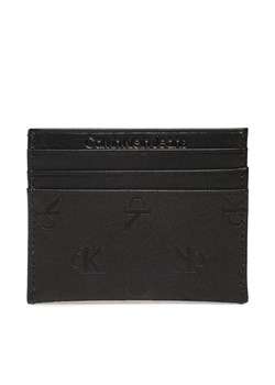 Etui na karty kredytowe Calvin Klein Jeans Monogram Soft Cardholder 6Cc Aop K50K510150 0GJ ze sklepu eobuwie.pl w kategorii Portfele damskie - zdjęcie 166848956