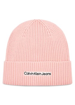 Czapka Calvin Klein Jeans K60K610119 Faint Blossom TLV ze sklepu eobuwie.pl w kategorii Czapki zimowe damskie - zdjęcie 166849029