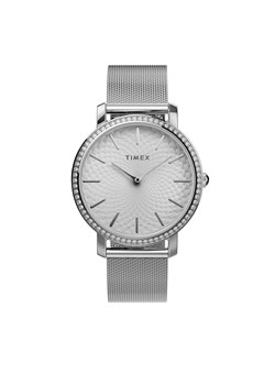 Zegarek Timex City TW2V52400 Srebrny ze sklepu eobuwie.pl w kategorii Zegarki - zdjęcie 166853087