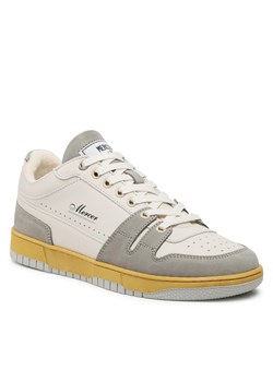 Sneakersy Mercer Amsterdam The Brooklyn ME231013 White/Taupe 156 ze sklepu eobuwie.pl w kategorii Buty sportowe damskie - zdjęcie 166857137