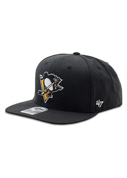 Czapka z daszkiem 47 Brand NHL Pittsburgh Penguins No Shot '47 CAPTAIN H-NSHOT15WBP-BK Czarny ze sklepu eobuwie.pl w kategorii Czapki z daszkiem damskie - zdjęcie 166857375