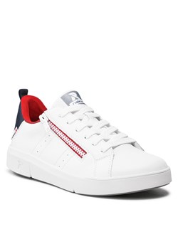 Sneakersy Rieker 41906-80 Weiss ze sklepu eobuwie.pl w kategorii Buty sportowe damskie - zdjęcie 166857727