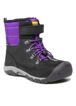 Śniegowce Keen Greta Boot Wp 1025522 Black/Purple ze sklepu eobuwie.pl w kategorii Buty zimowe dziecięce - zdjęcie 166857946