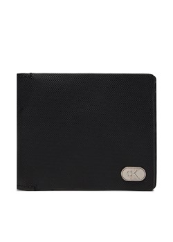 Duży Portfel Męski Calvin Klein Textured Bifold K50K511474 Czarny ze sklepu eobuwie.pl w kategorii Portfele męskie - zdjęcie 166858115