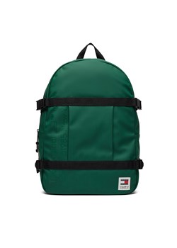 Plecak Tommy Jeans Tjm Daily + Sternum Backpack AM0AM11961 Zielony ze sklepu eobuwie.pl w kategorii Plecaki - zdjęcie 166858637