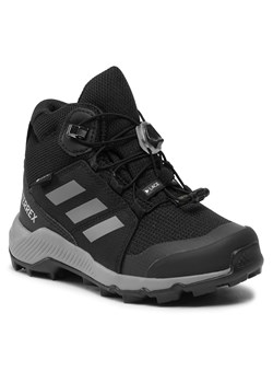 Buty adidas Terrex Mid GORE-TEX Hiking Shoes IF7522 Cblack/Grethr/Cblack ze sklepu eobuwie.pl w kategorii Buty trekkingowe dziecięce - zdjęcie 166860486