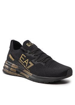 Sneakersy EA7 Emporio Armani X8X095 XK240 M701 Triple Black/Gold ze sklepu eobuwie.pl w kategorii Buty sportowe męskie - zdjęcie 166862775
