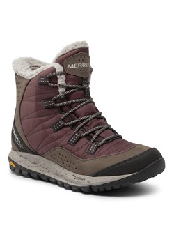 Śniegowce Merrell Antora Sneaker Boot Wp J066930 Marron ze sklepu eobuwie.pl w kategorii Buty trekkingowe damskie - zdjęcie 166870049