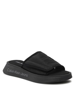 Klapki Calvin Klein Jeans Prefresato Sandal Softny YW0YW00968 Black BDS ze sklepu eobuwie.pl w kategorii Klapki damskie - zdjęcie 166871388