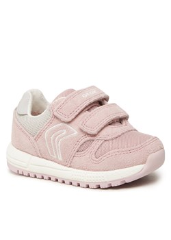 Sneakersy Geox B Alben Girl B023ZA02014C8556 M Rose/Off White ze sklepu eobuwie.pl w kategorii Buty sportowe dziecięce - zdjęcie 166872868