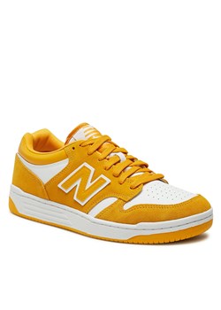 Sneakersy New Balance BB480LWA Żółty ze sklepu eobuwie.pl w kategorii Buty sportowe męskie - zdjęcie 166874316