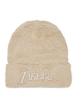 Czapka Mitchell & Ness Los Angeles Lakers HCFK4340 Beżowy ze sklepu eobuwie.pl w kategorii Czapki zimowe męskie - zdjęcie 166875705