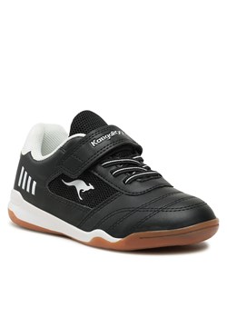 Sneakersy KangaRoos K-Bilyard Ev 10001 000 5012 Jet Black/White ze sklepu eobuwie.pl w kategorii Buty sportowe dziecięce - zdjęcie 166876567