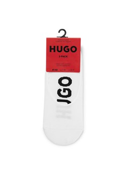Skarpety stopki męskie Hugo 50491244 Biały ze sklepu eobuwie.pl w kategorii Skarpetki męskie - zdjęcie 166878117