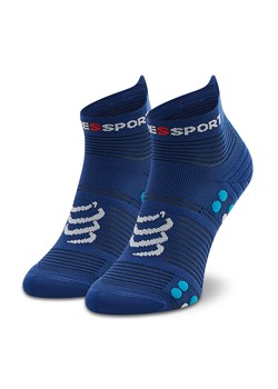 Skarpety wysokie unisex Compressport Pro Racing Socks V4.0 Run Low XU00047B_533 Granatowy ze sklepu eobuwie.pl w kategorii Skarpetki męskie - zdjęcie 166878456