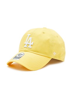 Czapka z daszkiem 47 Brand MLB Los Angeles Dodgers '47 CLEAN UP B-RGW12GWSNL-MZB Żółty ze sklepu eobuwie.pl w kategorii Czapki z daszkiem damskie - zdjęcie 166882487