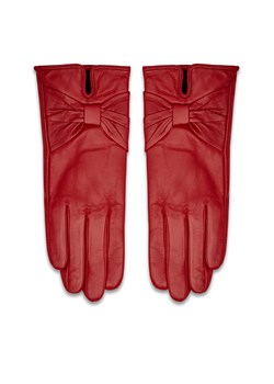Rękawiczki Damskie WITTCHEN 39-6L-902 Czerwony3 ze sklepu eobuwie.pl w kategorii Rękawiczki damskie - zdjęcie 166882529