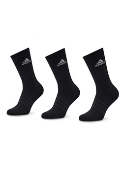 Skarpety wysokie unisex adidas Cushioned Crew Socks 3 Pairs IC1310 Czarny ze sklepu eobuwie.pl w kategorii Skarpetki męskie - zdjęcie 166883237
