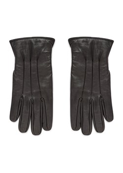 Rękawiczki Męskie Jack&Jones Jacmontana Leather Gloves Noos 12125090 Czarny ze sklepu eobuwie.pl w kategorii Rękawiczki męskie - zdjęcie 166886438