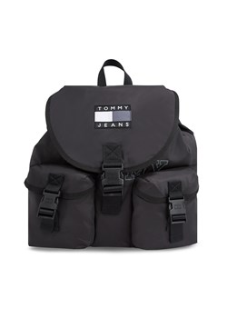 Plecak Tommy Jeans Tjm Heritage Flap Backpack AM0AM11656 Black BDS ze sklepu eobuwie.pl w kategorii Plecaki - zdjęcie 166887769