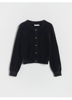 Reserved - Miękki kardigan - czarny ze sklepu Reserved w kategorii Swetry dziewczęce - zdjęcie 166888516