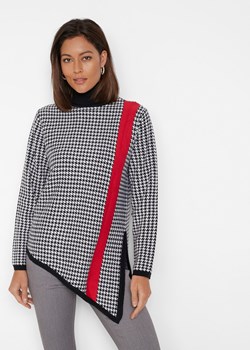 Sweter z golfem i asymetryczną linią dołu ze sklepu bonprix w kategorii Swetry damskie - zdjęcie 166903236