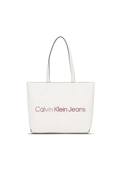 Torebka Calvin Klein Jeans Sculpted Shopper29 Mono K60K610276 Ivory YBI ze sklepu eobuwie.pl w kategorii Torby Shopper bag - zdjęcie 166927995