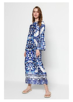 trendyol Sukienka w kolorze niebiesko-białym ze sklepu Limango Polska w kategorii Sukienki - zdjęcie 166930807